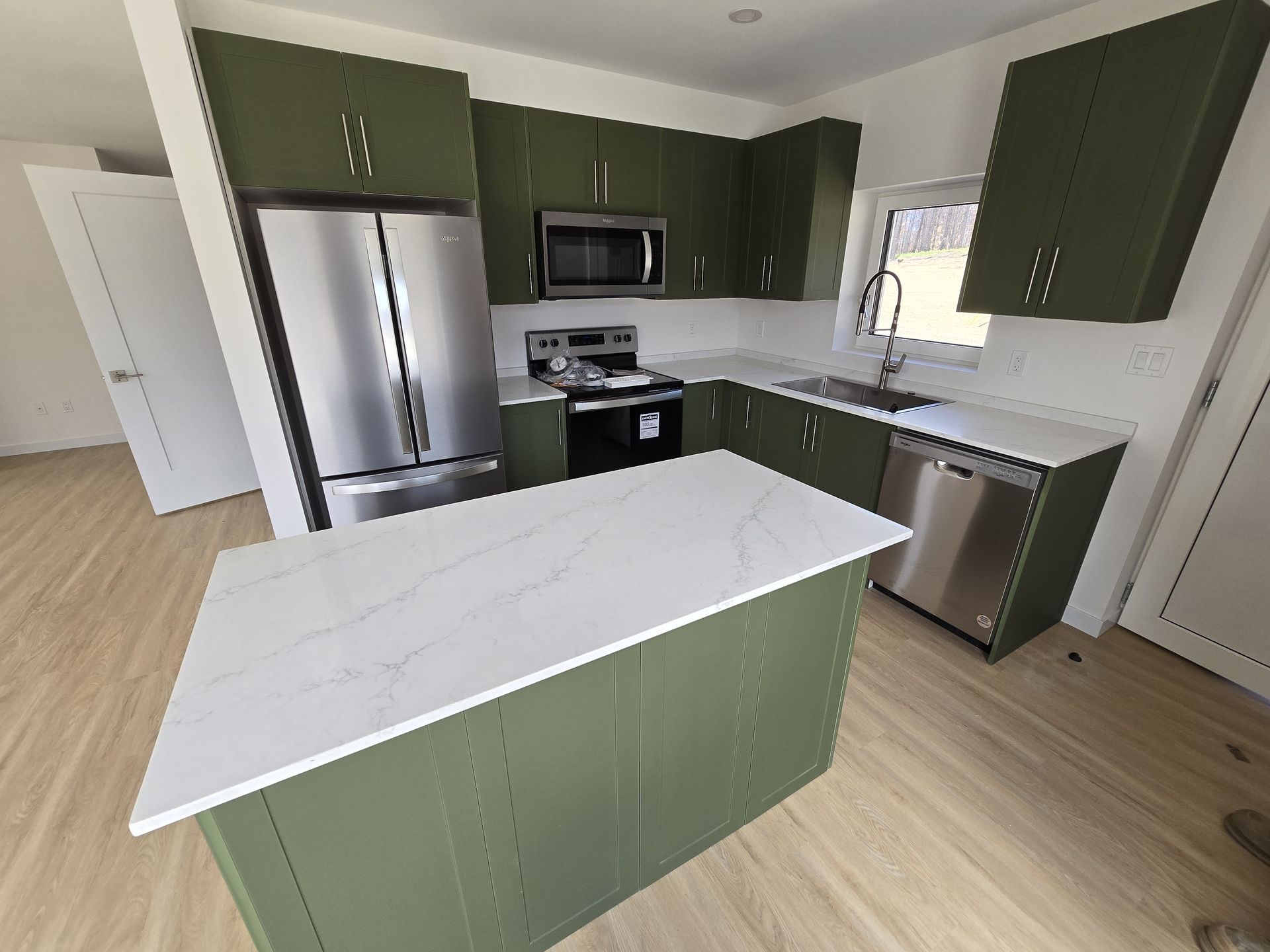 Newly remodeled kitchen
