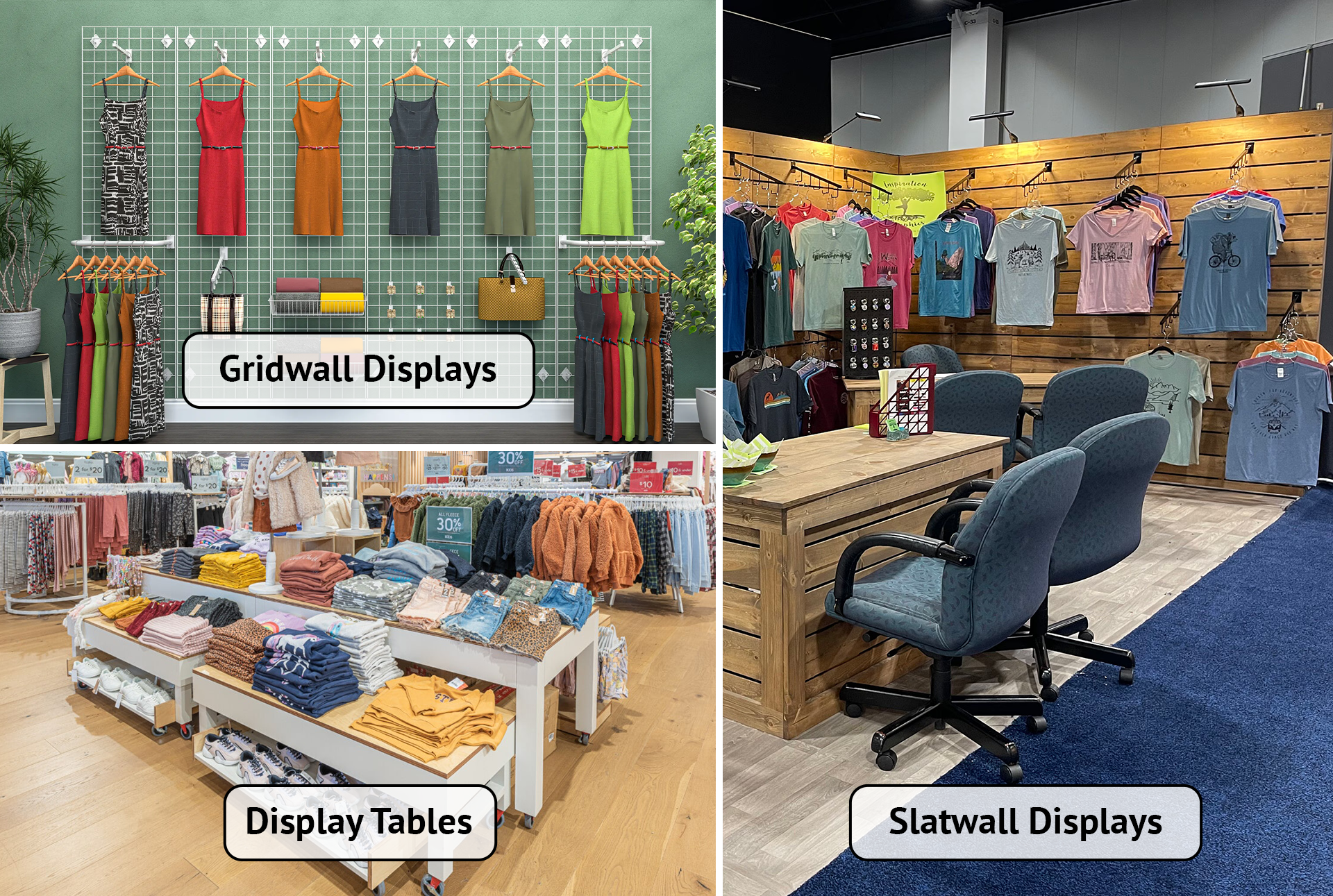 Different Types of Retail and Shop Displays