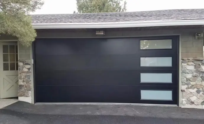 space-saving sectional garage door