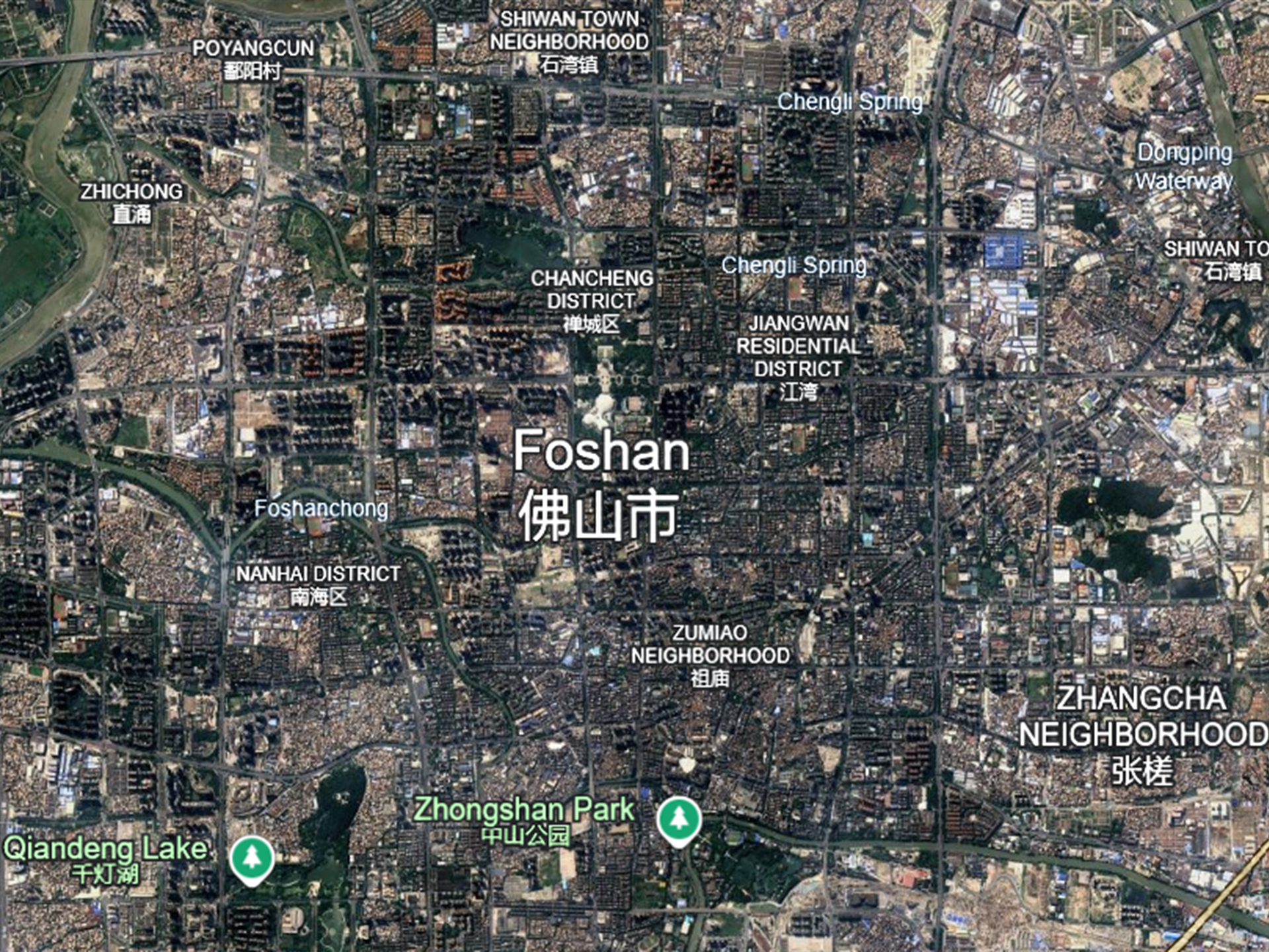 Explore the layout of Foshan
