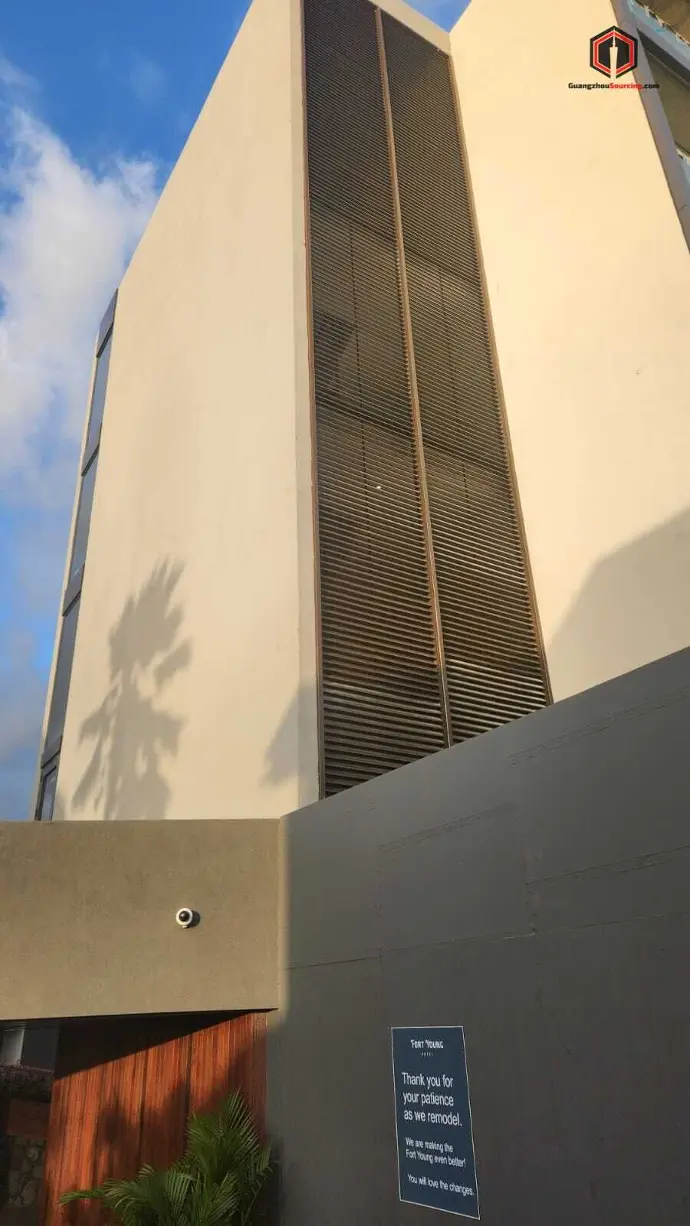Fixed Louvers of a building