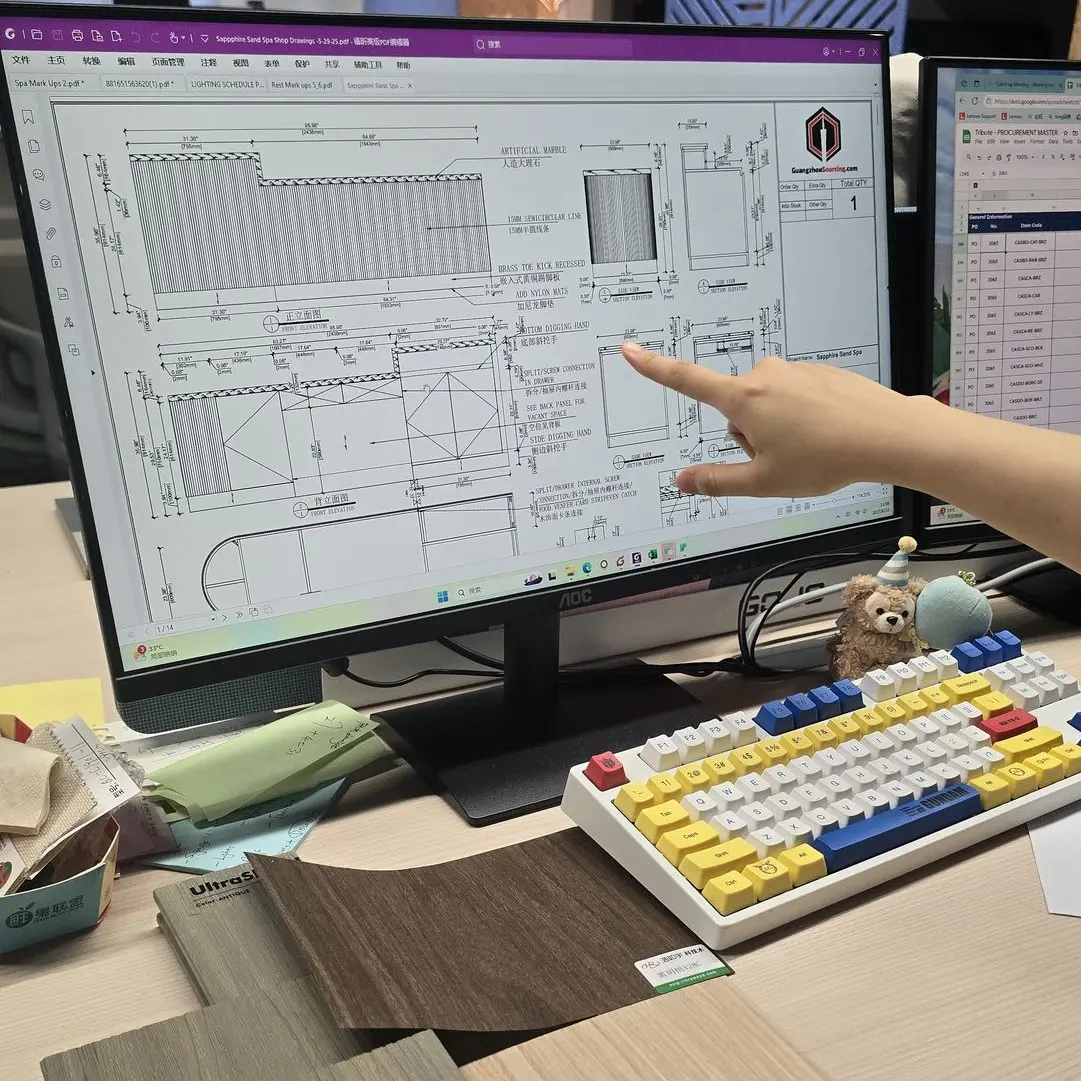 Guangzhou Sourcing Order Coordination - Managing Architectural Designs and Materials architectural drawing