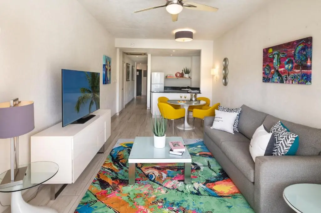Stylish living area at The Rockley