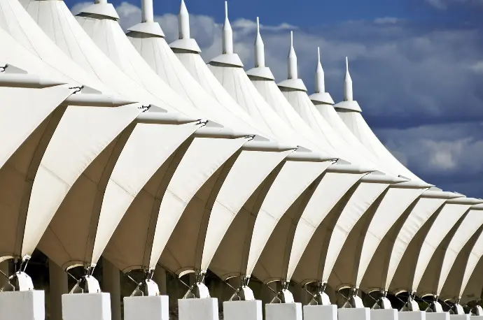 Awning of Denver Airport