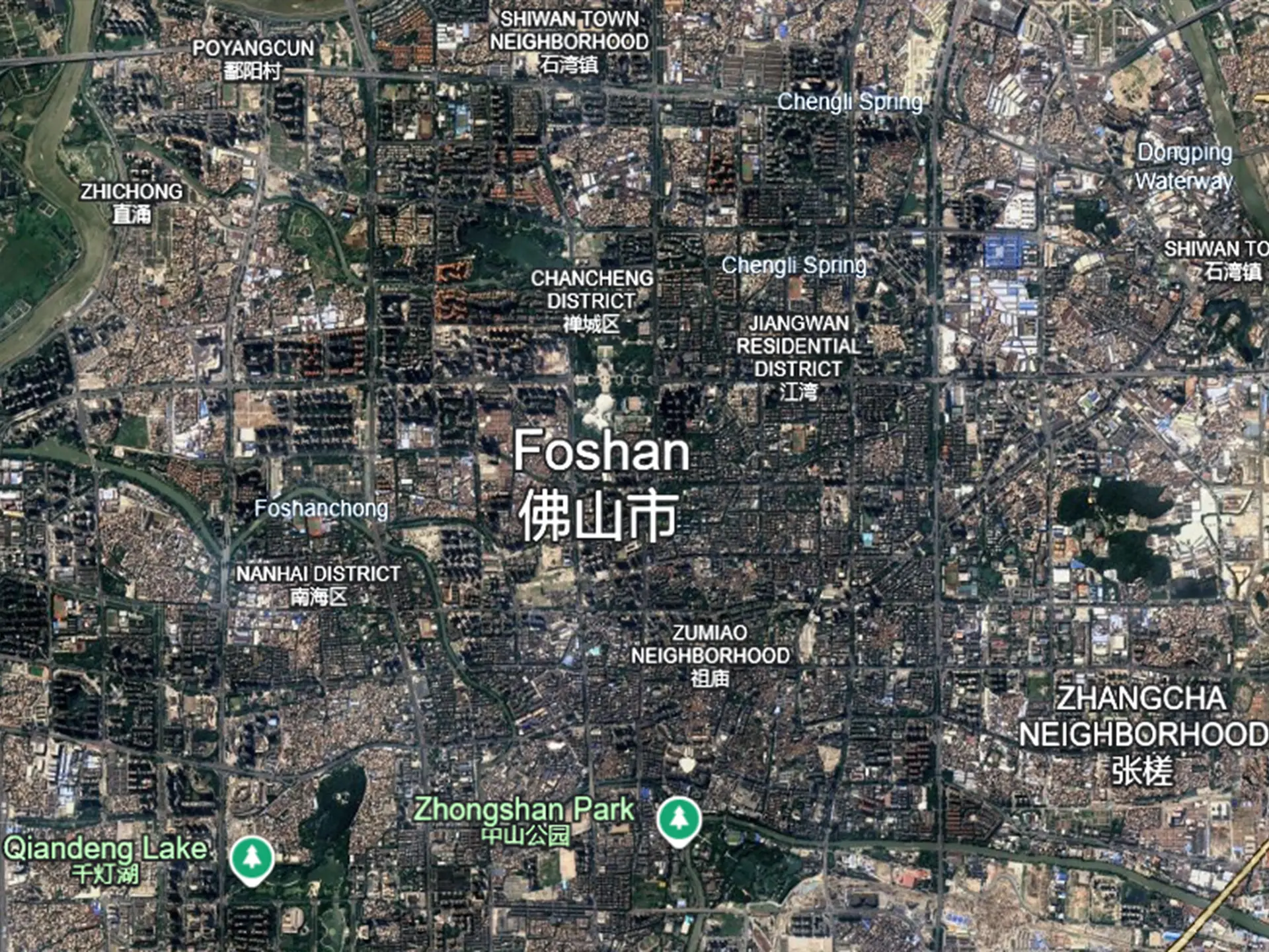 Explore the layout of Foshan