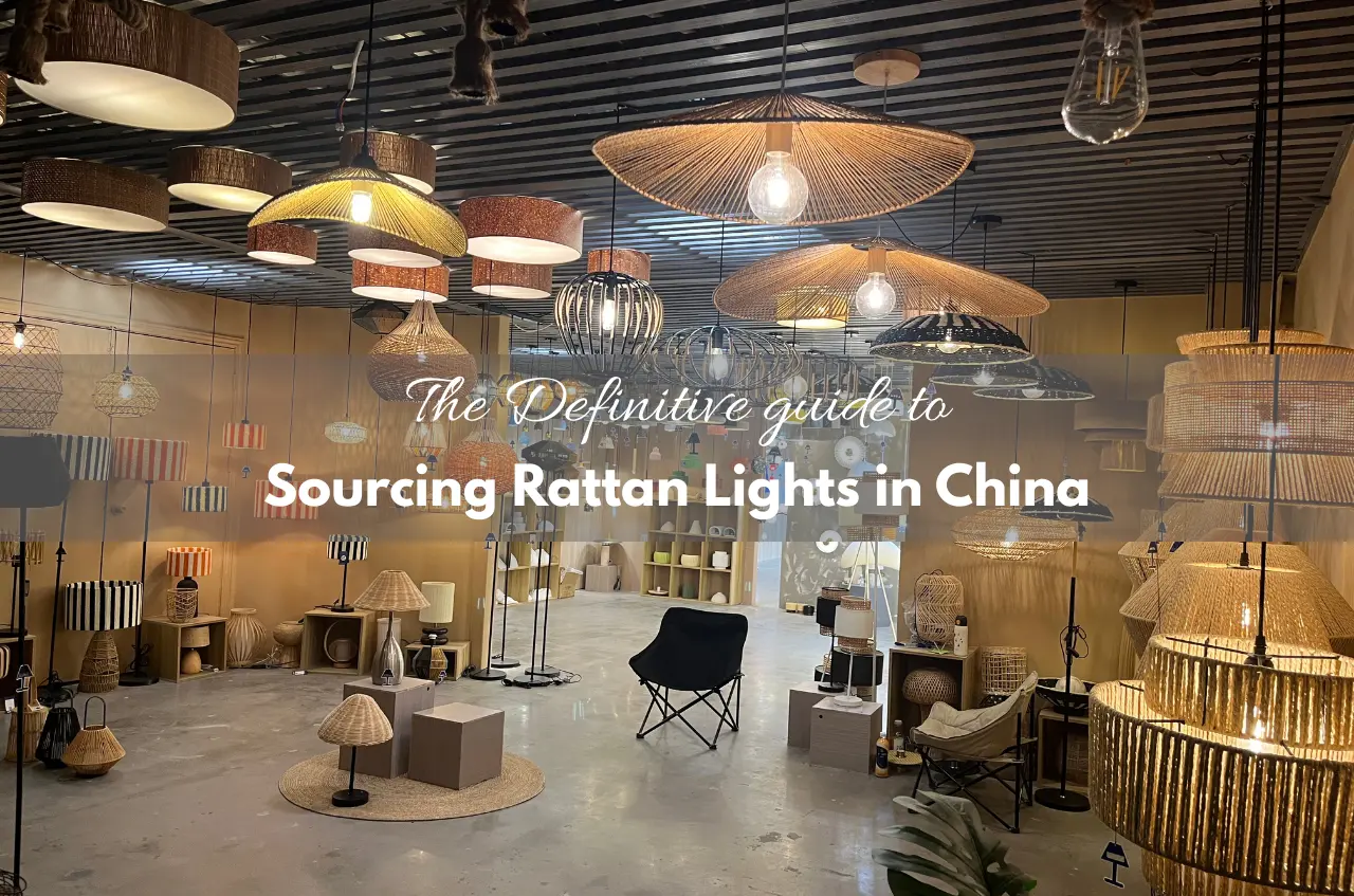 Sourcing Rattan Lights in China | Guide for Designers