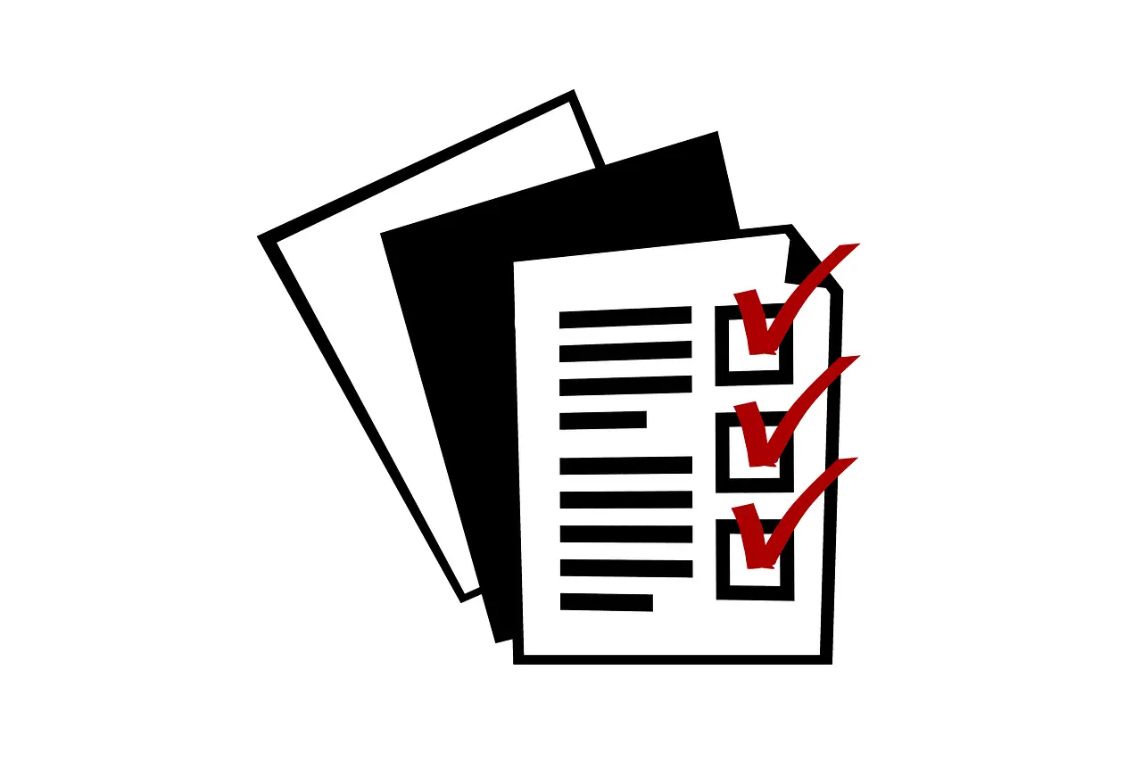 Best practices checklist for AQL inspection in China with document and checkmark icons