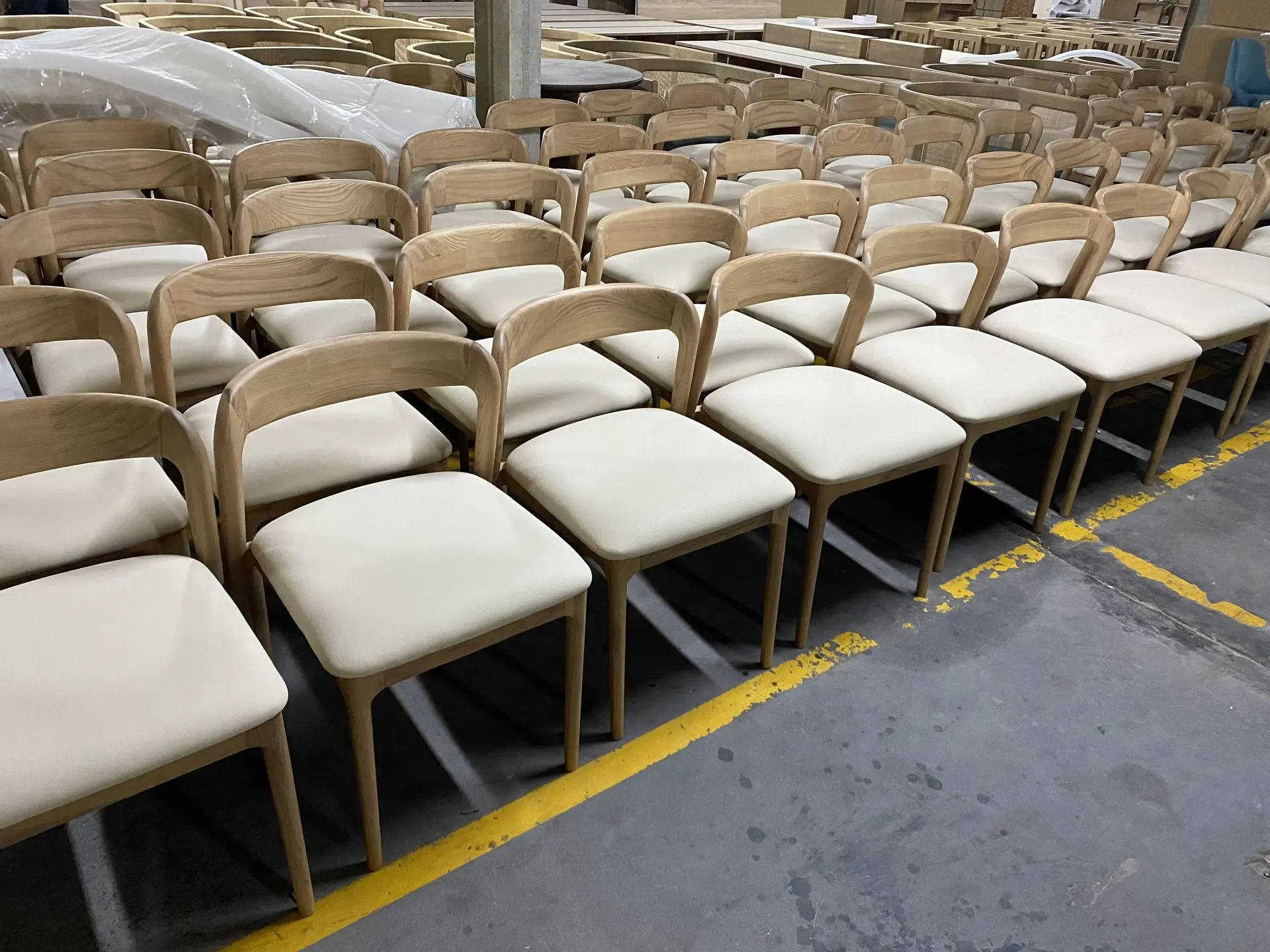 Sapphire Sands Villas dining chairs with upholstered seats arranged for restaurant and buffet areas