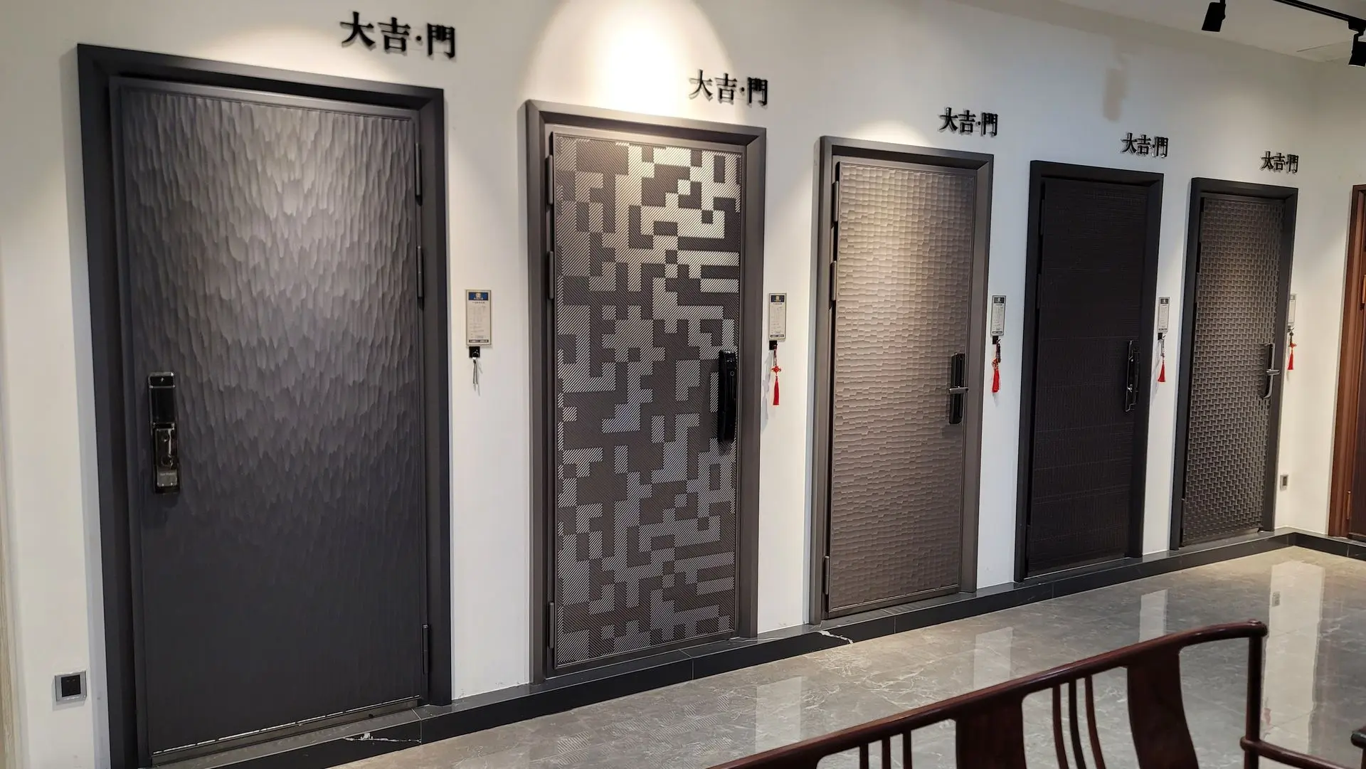 Various heavy duty security and interior doors manufactured by China window and door factories