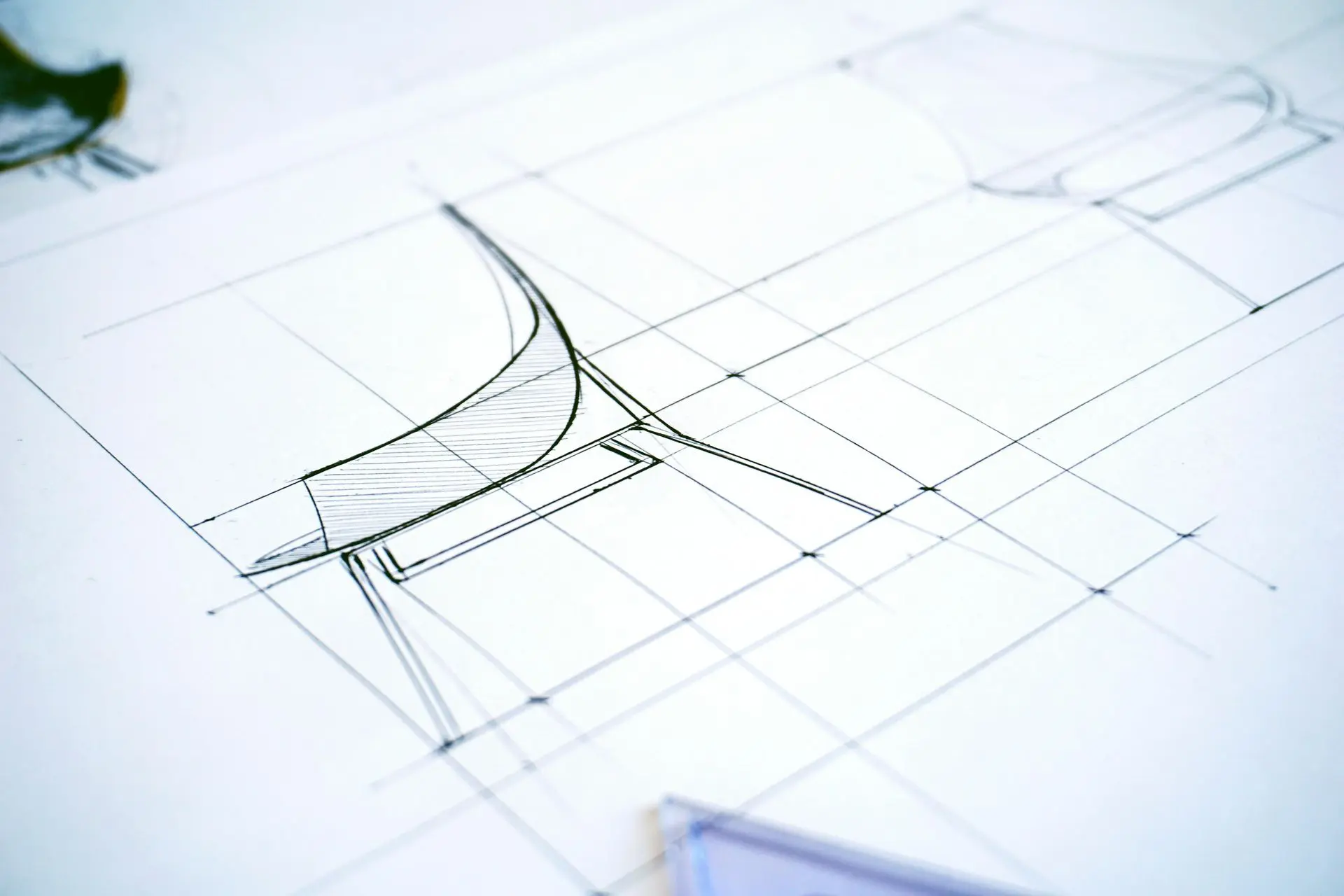 Sofa chair product design sketch illustrating clear product concept and early-stage ideation in product development process