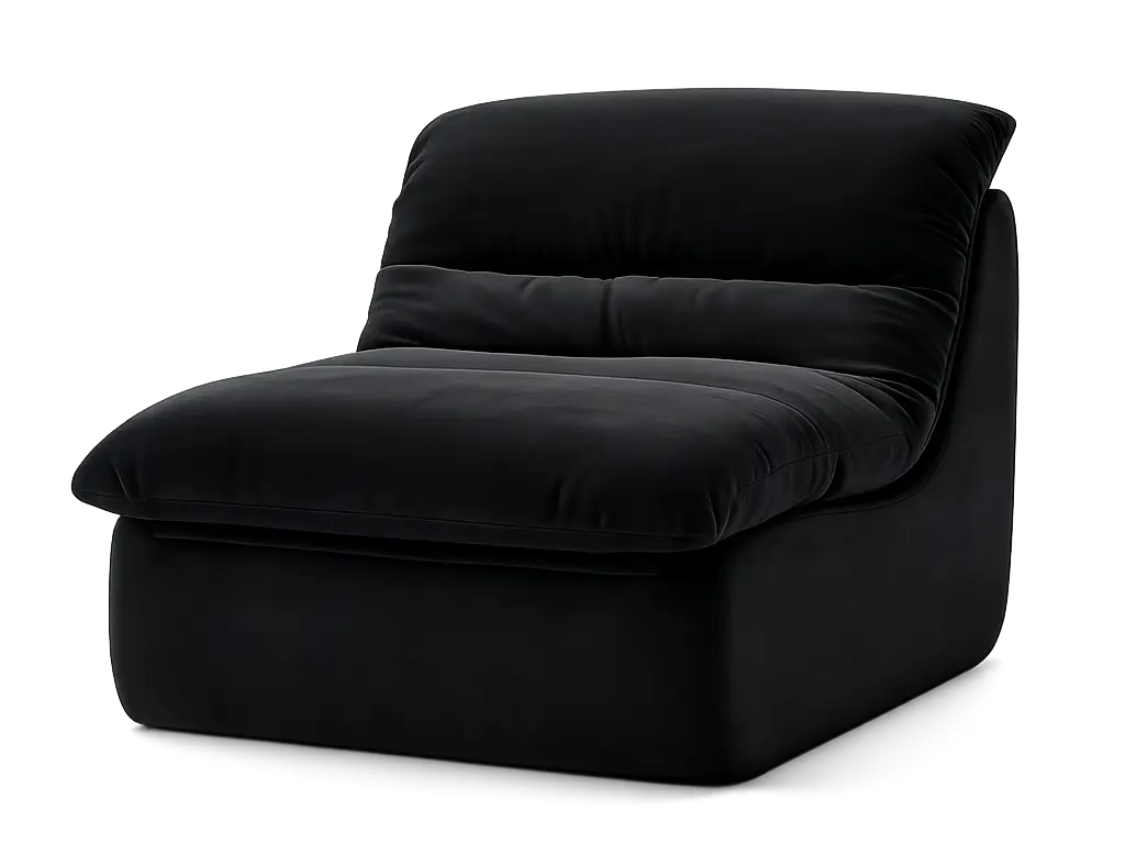 China Compressed Sofa | Vacuum-Packed Sofa-in-a-Box Benefits Black compressed sofa chair from China, vacuum-packed sofa-in-a-box for cost-effective shipping