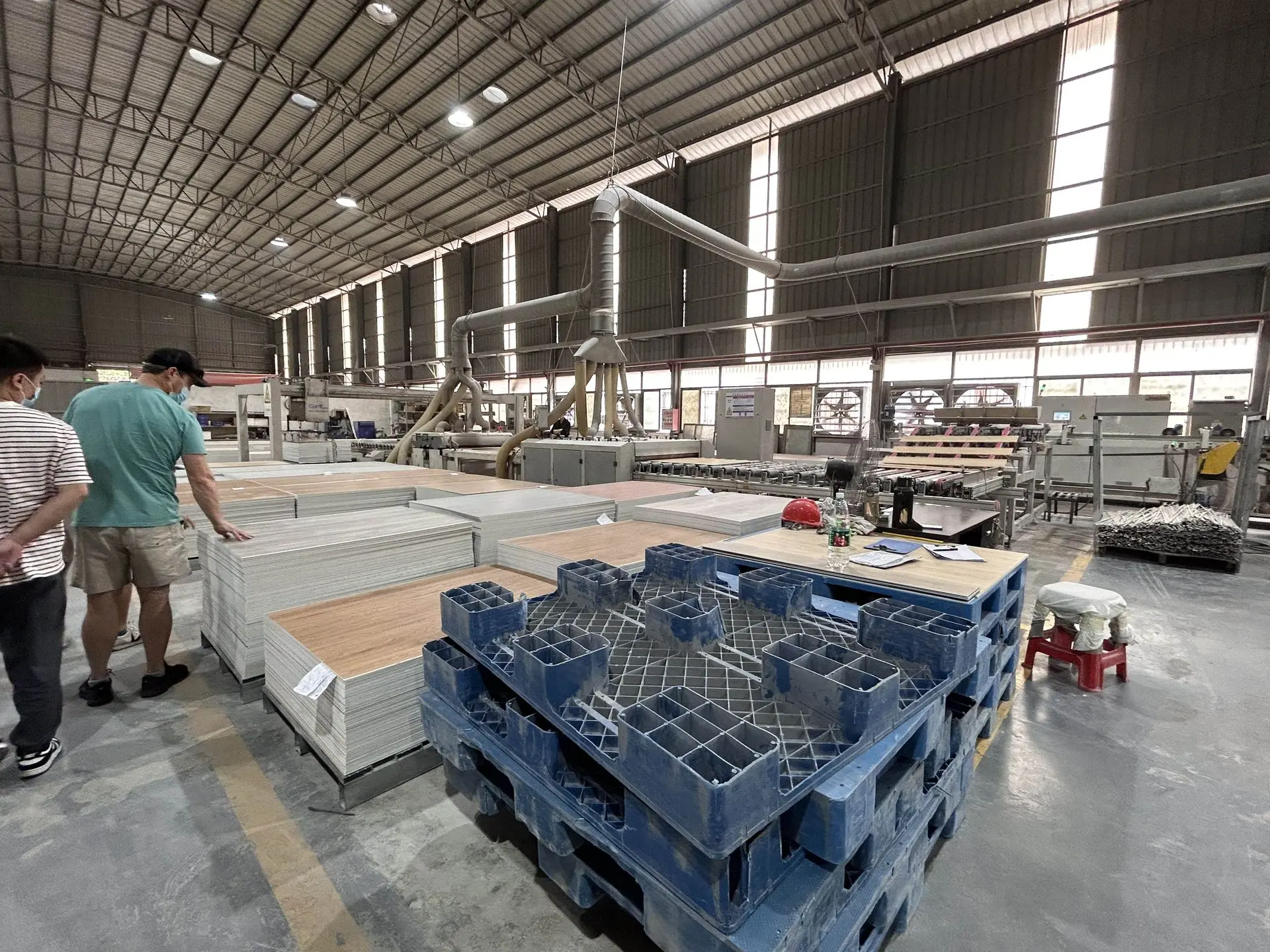 Factory quality inspection during China material sourcing process