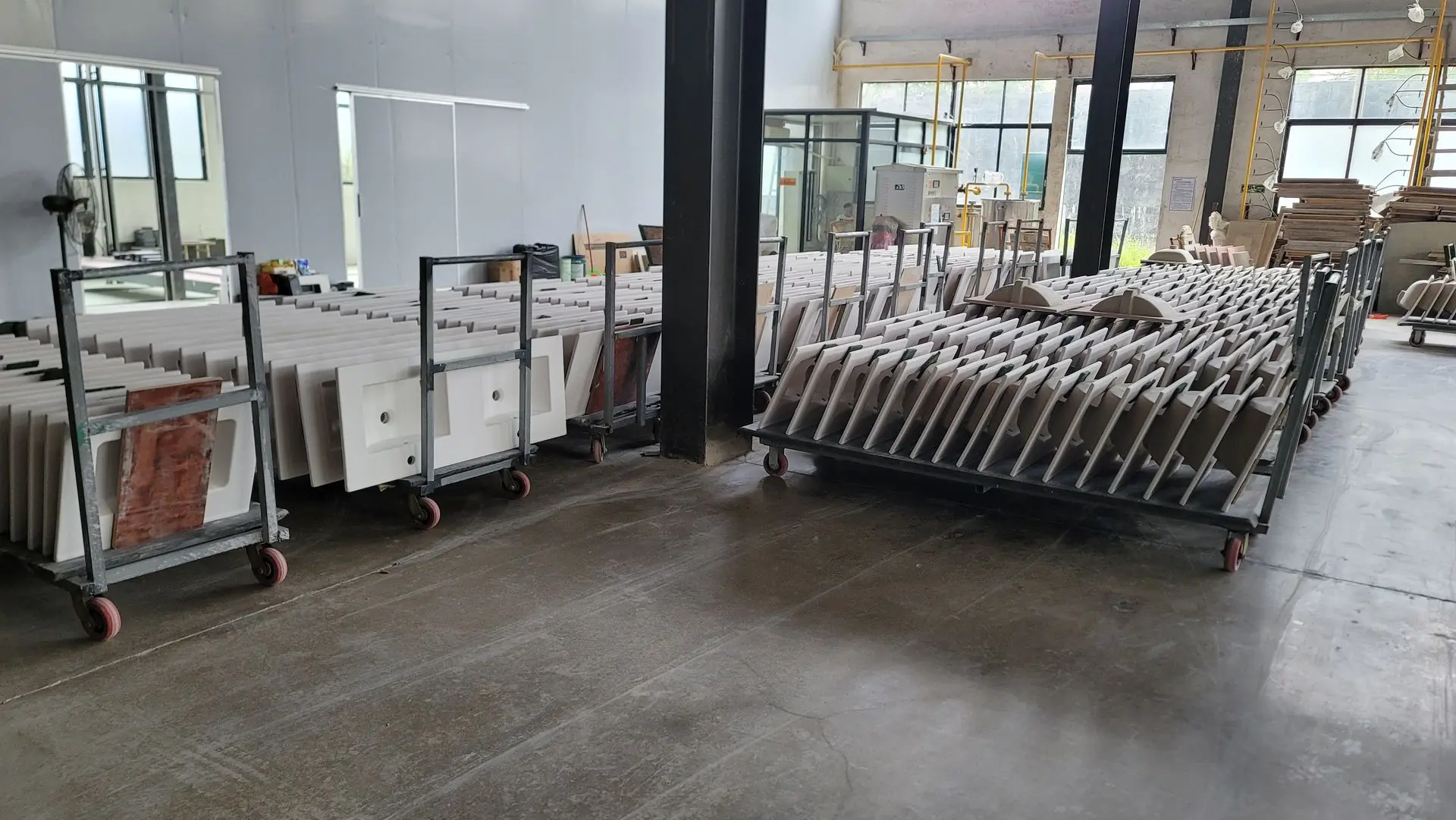 Sanitary ware factory production and inspection process in China for sourcing and quality control