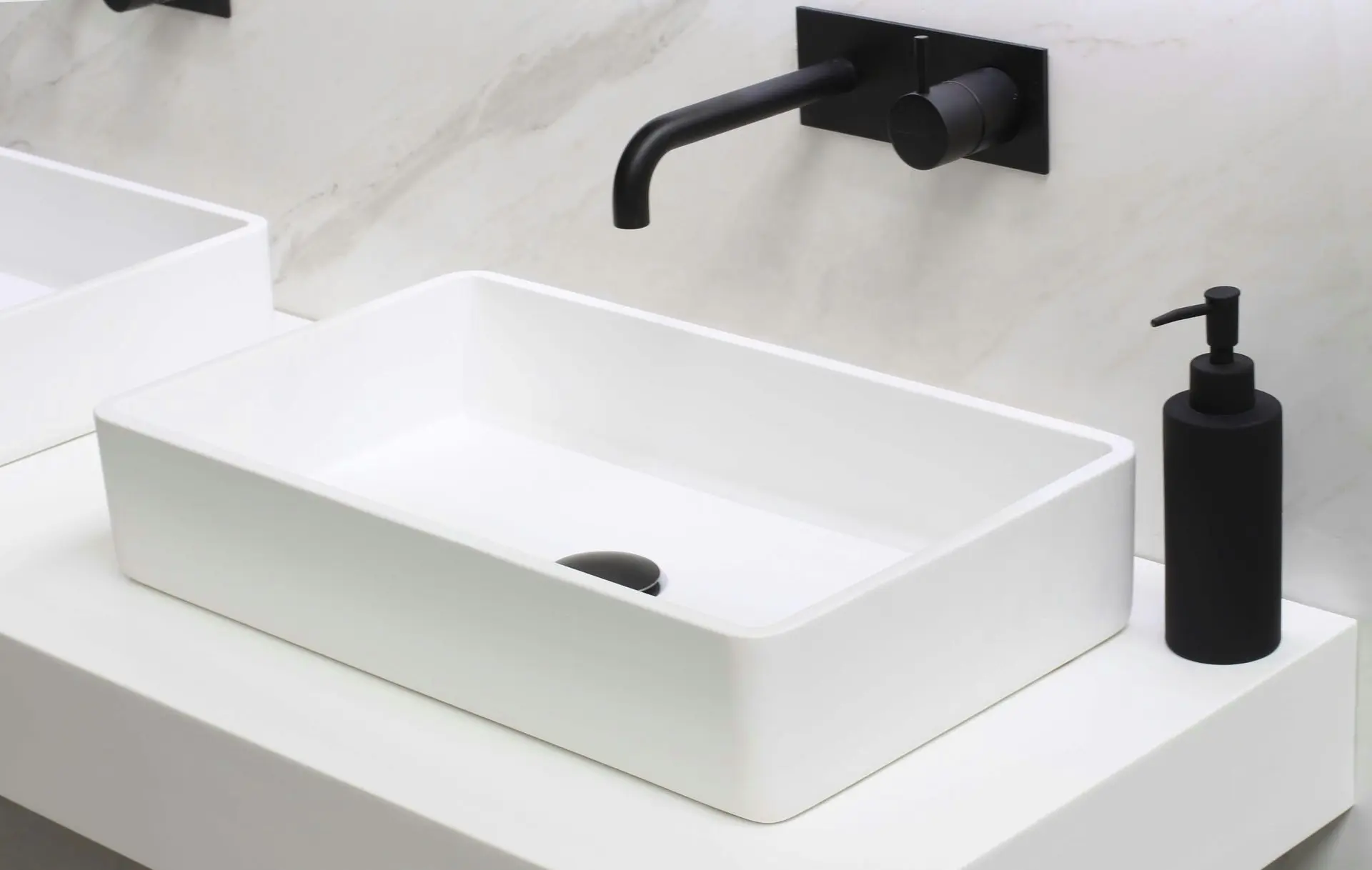 solid surface basin material matte white solid surface basin material rectangular countertop washbasin