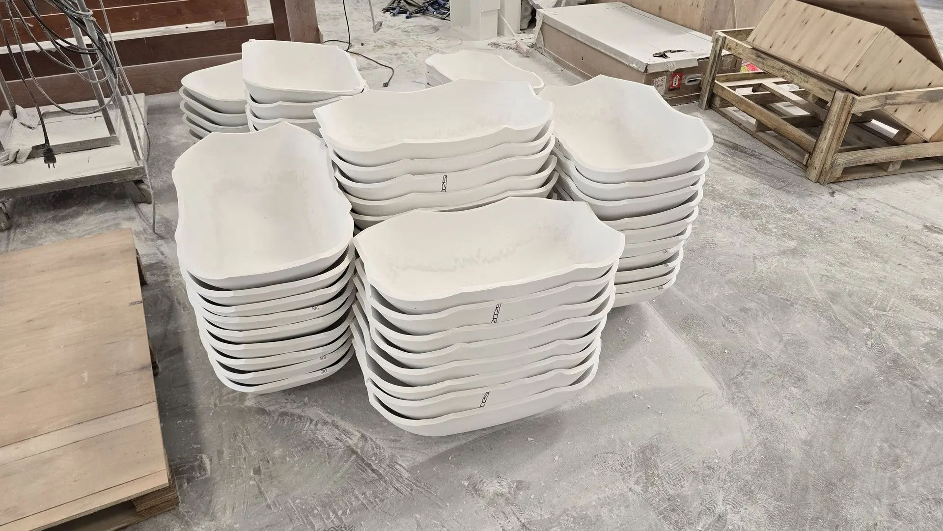 Custom sanitary ware basin production for OEM bathroom brands in China