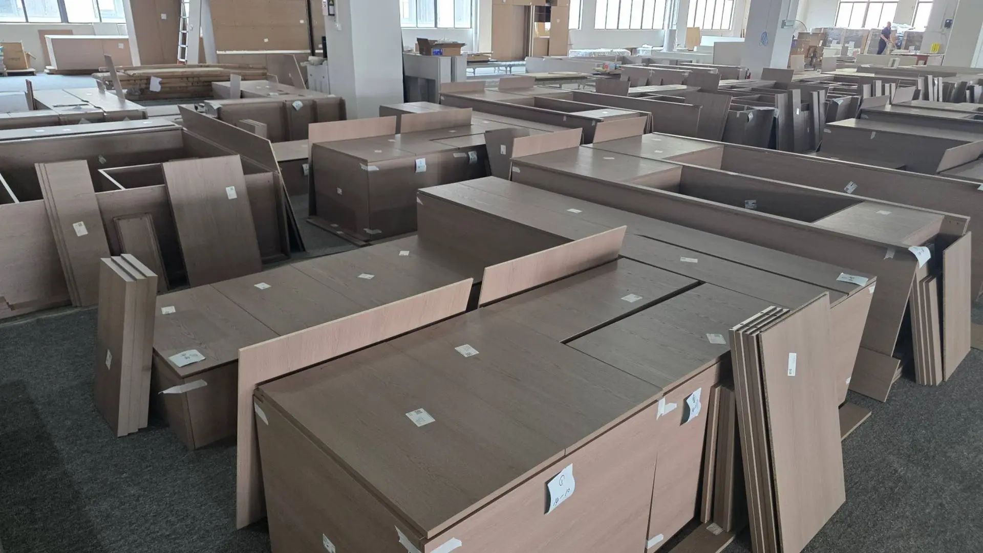 Chinese millwork factory production and cabinet manufacturing process