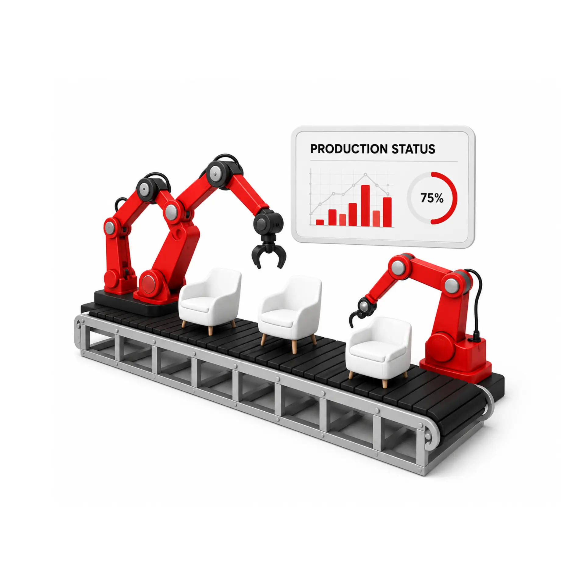 Manufacturing monitoring process for outdoor furniture production in China with factory tracking and production oversight