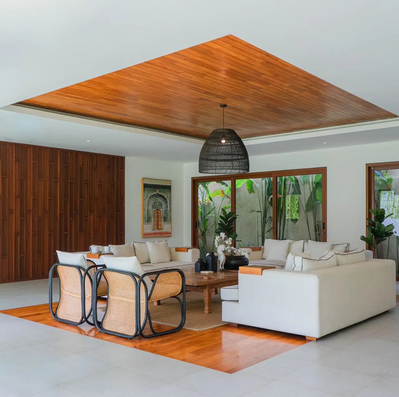 FF&E Procurement for Villas | Luxury Villa Furniture and Fixtures Sourcing FF&E procurement for villas featuring luxury living room furniture, designer lighting, and coordinated interior furnishings