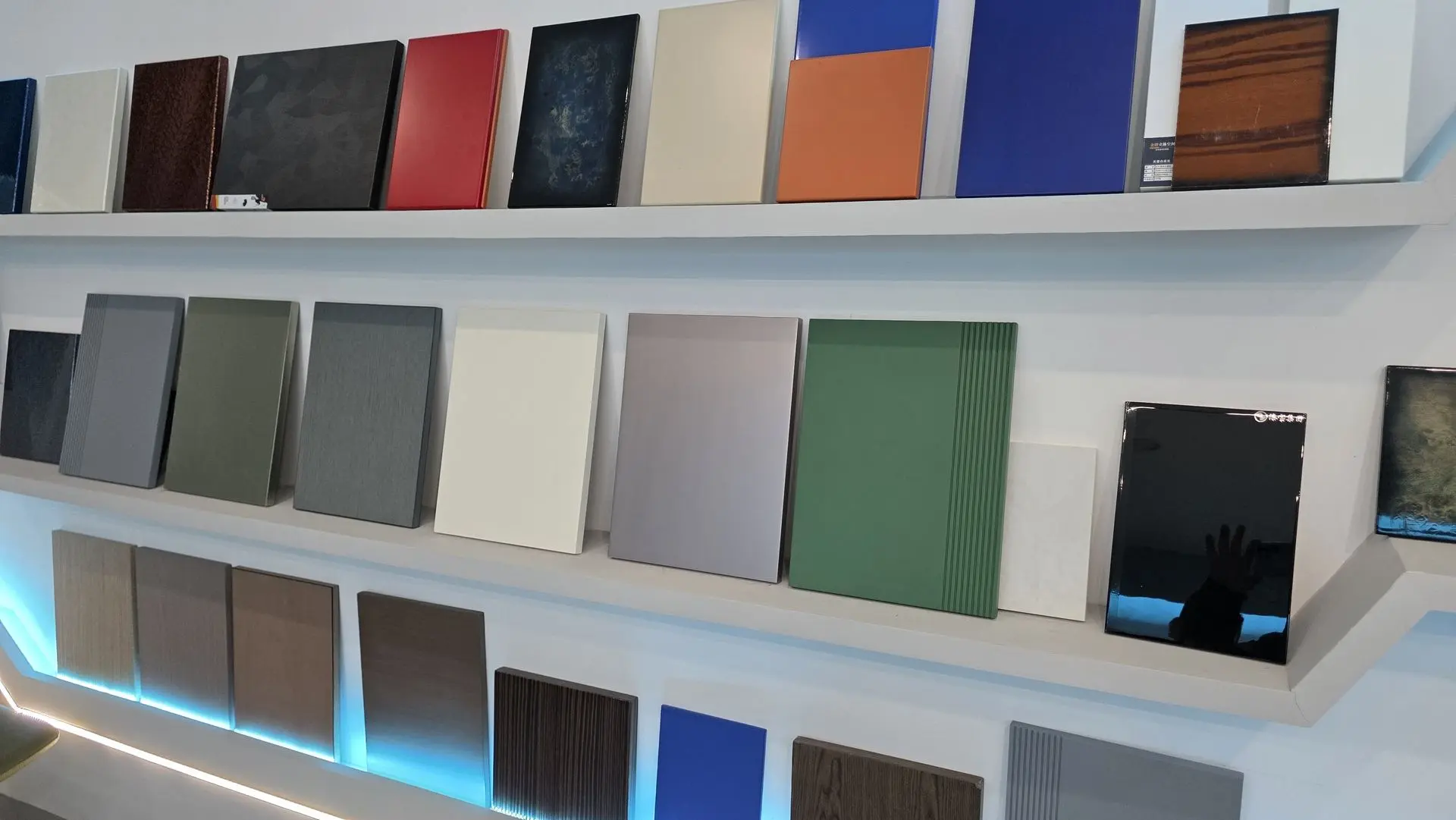 Material Customization Options from China Material samples in various colors, textures, and finishes for customized projects