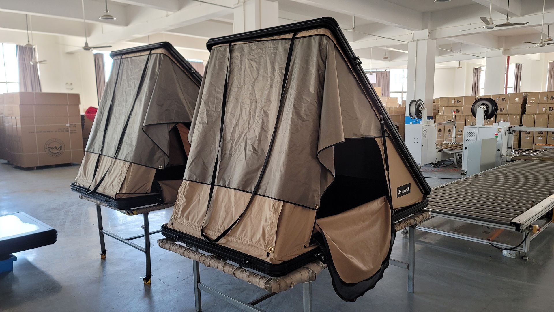 Rooftop tent factory